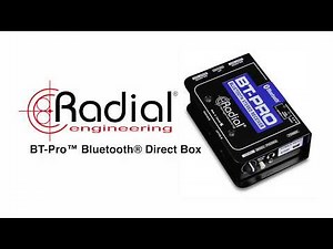 Radial Engineering BT-PRO Bluetooth Direct Box