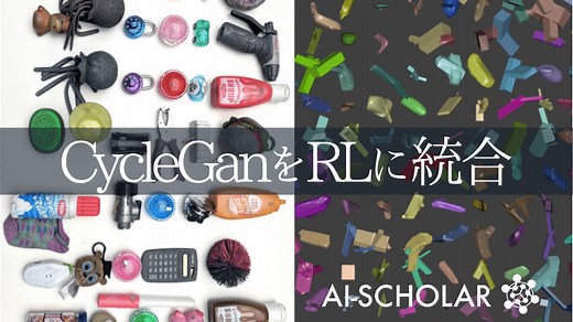 CycleGanをRLに統合したsim2real transfer