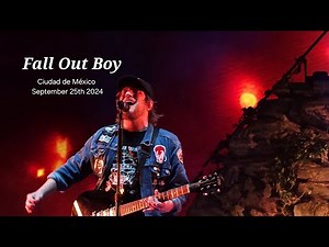 Fall Out Boy - Full Concert 4k - Ciudad de México - September 25th Mexico City