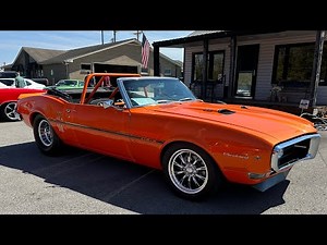Test Drive 1968 Pontiac Firebird Convertible Big Block SOLD $40,900 Maple Motors #2534