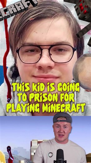 This Kid Is Going To Prison For Playing Minecraft! 😳 #minecraft #kid #scarystory