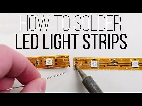 How to Solder LED Light Strips by superbrightleds.com