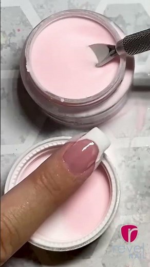 How to - French Manicure with Dip Powder #nails #nailtutorial #revelnail #dippowder