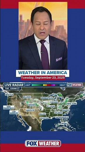 Weather in America: September 23, 2025