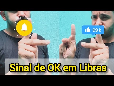 Sinal de OK em Libras