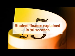 Student finance explained in 90 seconds
