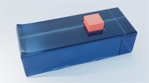 DualSPHysics中Floating案例渲染结果展示