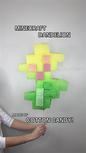 Dandelion Crafting in Minecraft with Cotton Candy