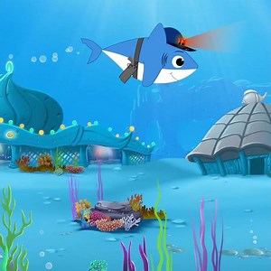 Learn colors with the police sharks 🎨🦈 #songs #shorts
