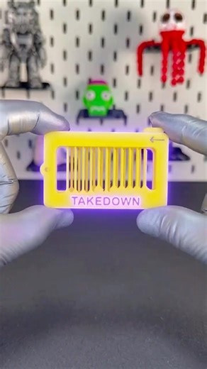 TAKEDOWN - HUNTRIX 3D Printed Music Fidget