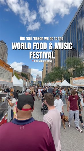 This weekend! World Food & Music Festival📍Western Gateway Park in Downtown Des Moines (DSM) | Iowa Lovers