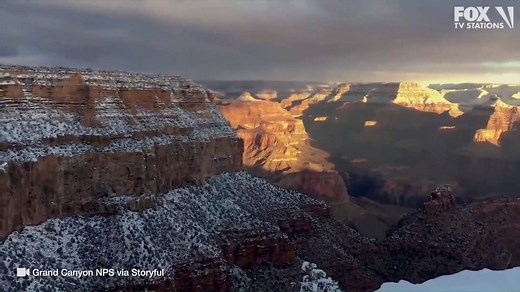 593K views · 44K reactions | These snowy views of the Grand Canyon are absolutely breathtaking! ❄️ | FOX 10 Phoenix | Facebook