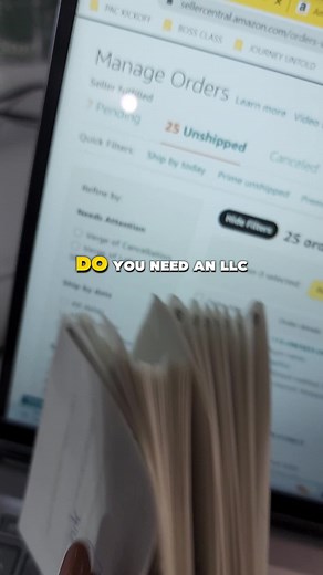 👉 Comment “GUIDE” to get the steps. Starting an Amazon business comes with decisions, and one of the first questions beginners ask is whether they need to form an LLC right away. The answer depends on your situation. Before choosing your business structure, it’s important to understand how Amazon seller accounts work, what documents may be needed, and how your setup affects taxes, liability, and long-term goals. The smartest first step is education. Learn the process, understand your options, a