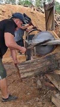 woods processing in yard