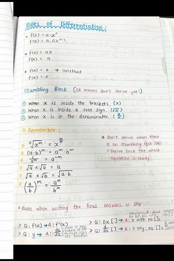 Calculus Notes #grade12 #grade11 #grade10 #grade9 #grade8 #grade7 #grade6 #grade4 | Homework Heaven. Mzansi
