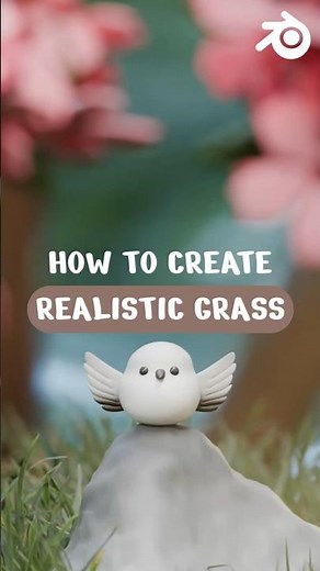 How to Create Realistic Grass in Bledner 3D Short Tutorial
