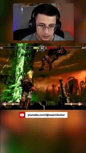 KRATOS COMBO DAMAGE IS INSANE 💀 #mortalkombat #mk1 #mk11 #kratos