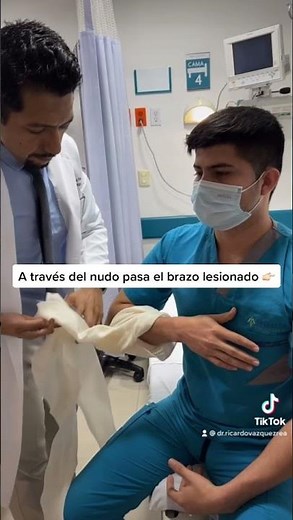 Cómo hacer un cabestrillo en menos de un minuto ¡Muy fácil! ✅
