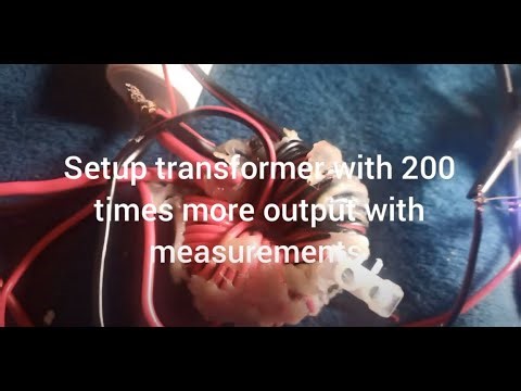 OVER-UNITY TRANSFORMER 2000 % EFFECTIVENESS