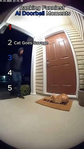 Ranking Funniest Ai Doorbell Moments #funny #ai #viral #memes #shorts