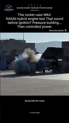 NASA Fired a Rocket Fueled by WAX 😳🚀 (Listen Closely)