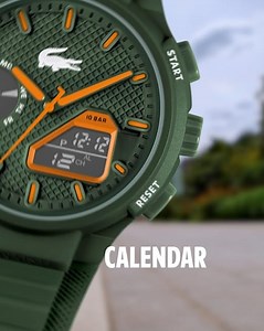 Lacoste Analoge-Digitale Multifunktions-Quarzuhr für Herren Kollektion LC33 mit Silikonarmband - Erhältlich für ihn und sie