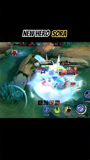 1v4 With Sora | Absolute Chaos 🔥 #sora #mlbb #shorts