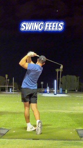 Feel like your elbows are magnetized — it keeps the arms and body moving together #golftips #golfswing #golf #lesson | Mike Rodenbush