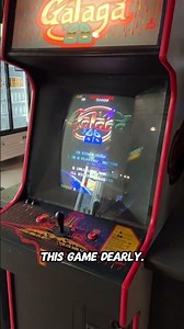 Playing Galaga '88 in an Arcade for the first time! #arcade #arcadegames #nostalgia