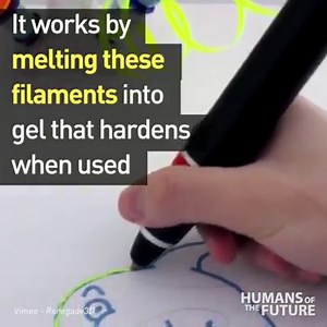 This pen allows you to draw in midair using recycled plastic. | Futurism