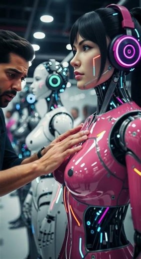 Robot Lady Discover The Future Of AI Art #robot #aiart #humanoid