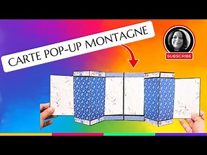 Créez une magnifique carte montagne pop up en seulement 10 minutes