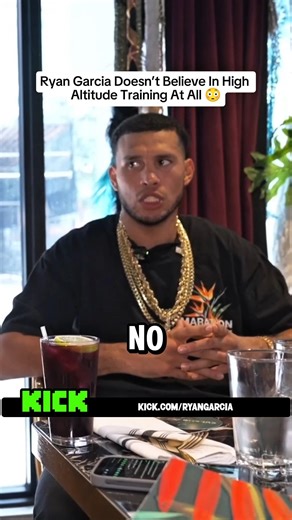 Ryan Garcia Doesn't Believe In High Altitude Training At All #ryangarcia #davidbenavidez