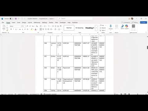 Creating RTF Templates in oracle fusion bi publisher part3