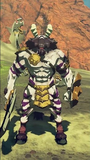 Fighting a SILVER Lynel in Botw