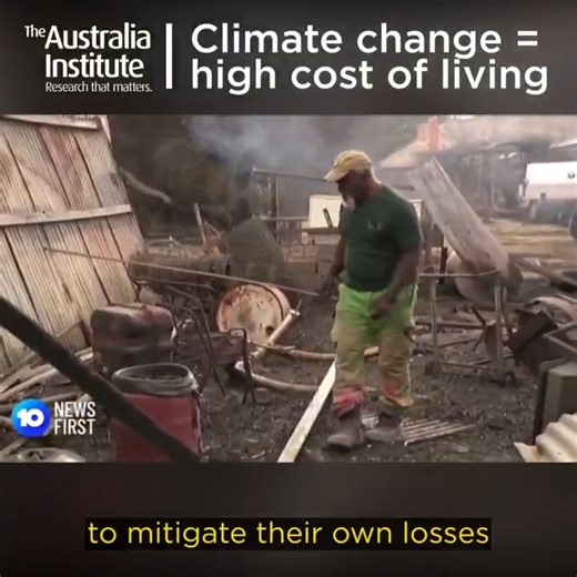 It doesn't matter if you don't believe in climate change. Your insurer does. The more extreme climate events and disasters that occur around the world – the higher Australian insurance premiums will be. It's why we're calling for compensation levy on gas & coal exports > https://theaus.in/fossilfuelcompensationlevy | The Australia Institute