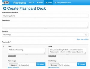 Flashcards Online