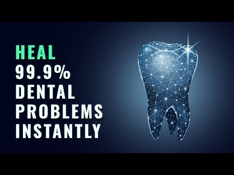 Powerful Dental Healing Frequency: Tooth Pain Relief | Teeth Regeneration Binaural Beats Meditation