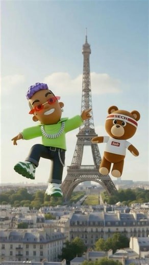 ¿Te escaparías con nosotros?👀🐰🐻 #bozamusic #paris