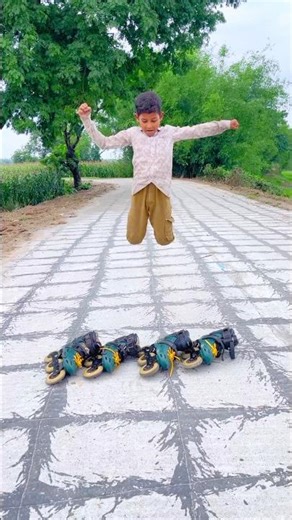 Never-Seen-Before Cycle Skating Gravity Challenge!😇🛼👀!!#inlineskating#viral #comedy#video #shoets