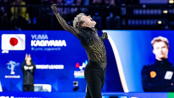 Ilia Malinin three-peats at figure skating world championships in dominating Olympic rebound