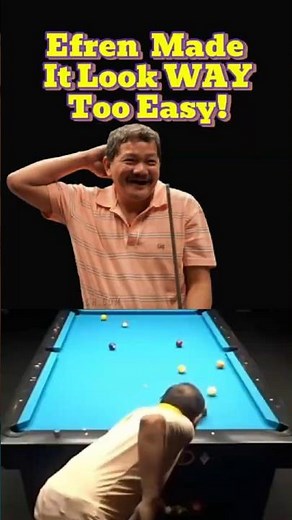 Efren Reyes Turns Pool Into Art | Legendary Shot Breakdown