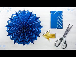 ❄️ 3D Christmas Snowflakes ❄️ Winter Paper Crafts