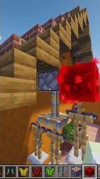 How to make a clothesline in Minecraft 💛💚