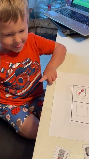 Using a first/then as a picture schedule