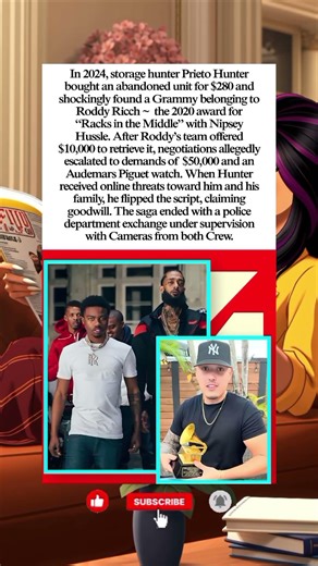 🤯😱Roddy Ricch’s Lost Grammy Found by YouTuber Who Demanded..🥹❤️#shorts