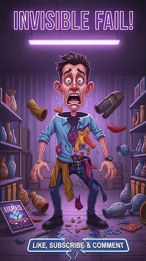 👻 🤯 INVISIBLE FAIL! Is He Half a Ghost?! (Super Fail: 4) #openmind3000