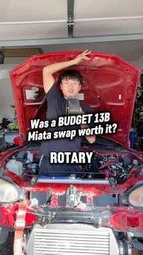 How I built my 13b swapped Miata on a budget! #mechanic #automobile #cars #cartok #rotaryengine #13b