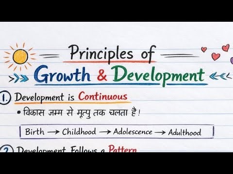 Principles of growth and development