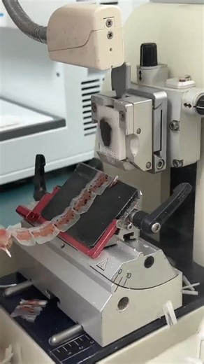 1.4K views | A microtome, a precision instrument used to cut extremely thin slices for microscopic examination. | News View | Facebook